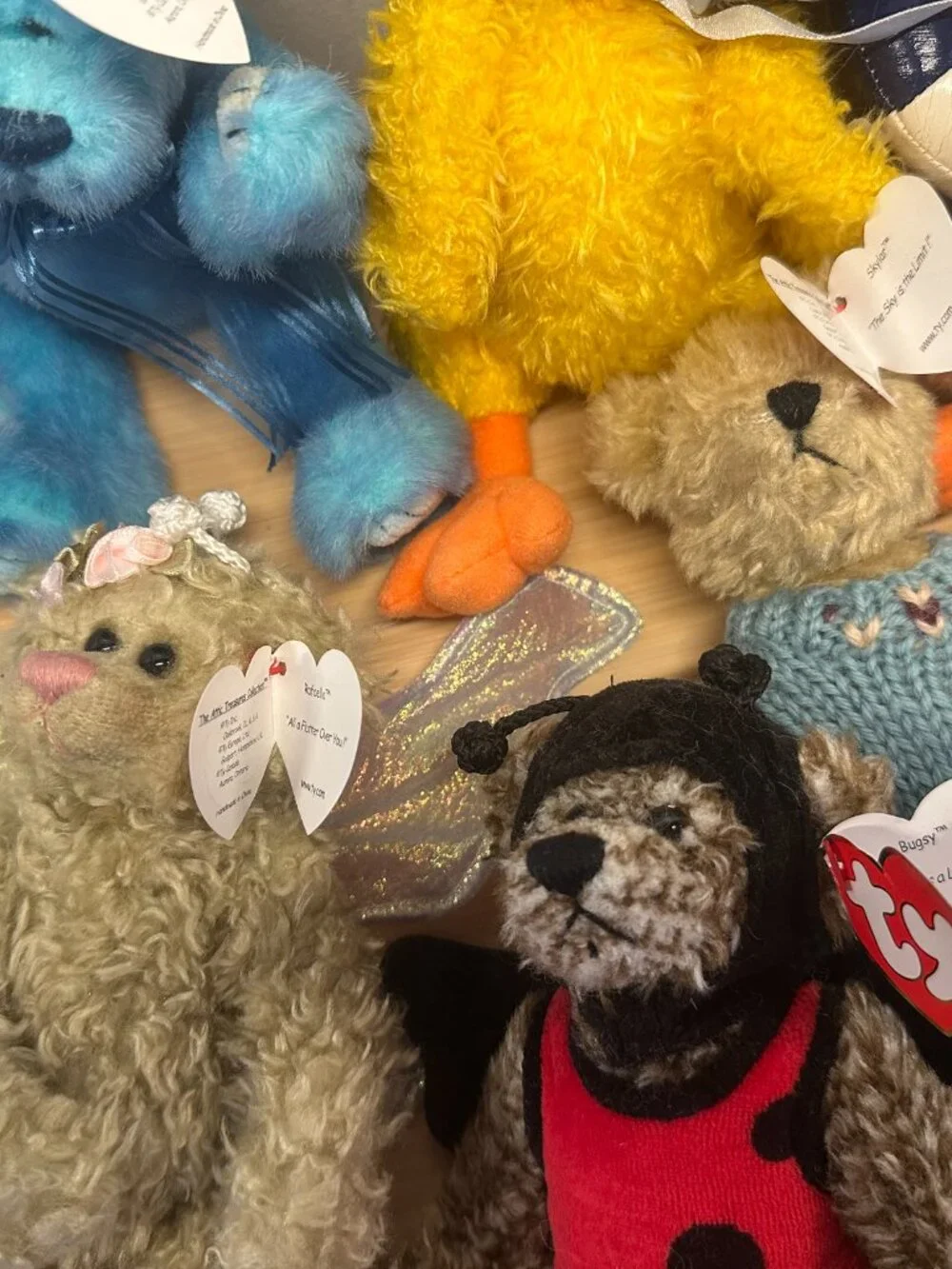 TY Attic Treasures Teddy Bear Lot – 9 Bears NWT – Halloween, Ladybug, Sailor